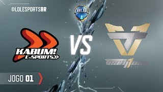 CBLoL 2018: KaBuM x Team One (Jogo 1) | Fase de Pontos - 1ª Etapa