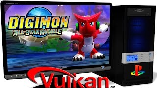 RPCS3 Playstation 3 Emulator - Digimon All-Star Rumble (2014). Ingame. Vulkan api. Test #1