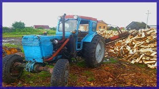 Сколько ДРОВ можно ПОКОЛОТЬ за ДЕНЬ? Замер РАСХОДА СОЛЯРКИ Т-40.