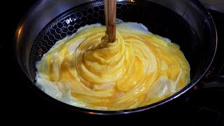 회오리 오므라이스 / tornado omurice with pork cutlet / korean street food
