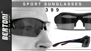 Bertoni Occhiali Sportivi con Clip Ottica AF399/P399FT - Sport Prescription Sunglasses AF399/P399FT