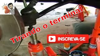 Tirar o pivô do terminal da barra de direção de maneira fácil  (How to make the end of the steering)
