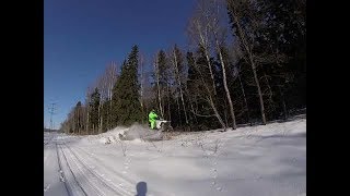 ОТЛИЧНАЯ ПОКАТУШКА НА СНЕГОХОДЕ POLARIS RMK 600,ОБЗОР