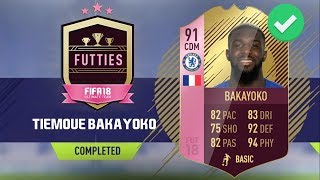 FUTTIES 91 RATED BAKAYOKO SBC - THE SMARTEST, CHEAPEST WAY!!!