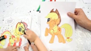 Как нарисовать пони ЭППЛДЖЕК фломастером / My Little pony Applejack /