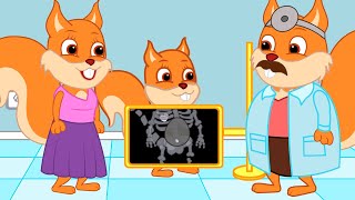 Famille d'Écureuil - La Radiographie Rend Transparent Animé 2022 en Français