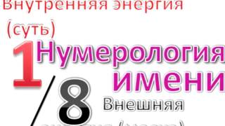 значение имени и нумерология имени. внутренее число один. внешнее число восемь