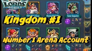 Lords Mobile: Top Arena Heroes 67Million Might Shortydoowop and Final Elite Stage