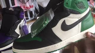 Quick Look At The Air Jordan 1 pine green & court purple