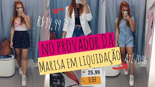 No provador da MARISA em LIQUIDAÇÂO| Andressa Gusmão