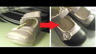 DIY: Ремонт сбитых носков. Восстановление обуви.