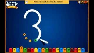 Learn to Write Numbers | Preschool Number Writing Game