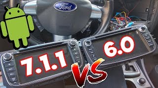 ПРАВИЛЬНАЯ МАГНИТОЛА В ШТАТНОЕ МЕСТО FORD С ALIEXPRESS. ANDROID 6.0 VS ANDROID 7.1.2