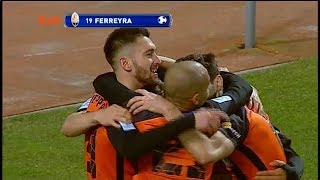 Заря - Шахтер - 0:2. Гол: Феррейра (61')