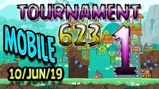 Angry Birds Friends Level 1 MOBILE Tournament 623 Highscore POWER-UP walkthrough #AngryBirdsFriends