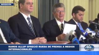 Rueda De Prensa de Henry Ramos Allup en Washington - Alo Buenas Noches 23-06-2016 Seg. 09