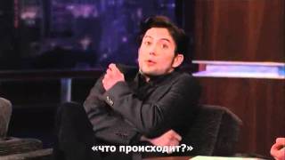 Джексон Рэтбоун на шоу Джимми Киммела (рус.субтитры)