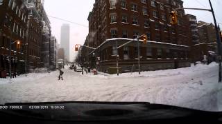 Парковка в сугроб / Snowbank parking
