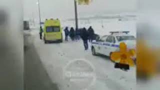 Авария на съезде с Альметьевской дороги.