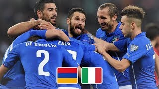 Армения - Италия 1-3 обзор матча