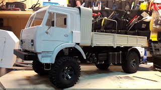 RC Kamaz 4911 Экстрим. Подготовка ко вторым тестам.