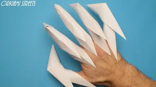 Как сделать когти дракона из бумаги