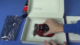 Видеокарта ASUS Radeon R7 250 (R7250-1GD5) - распаковка (unboxing)
