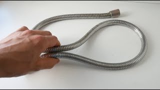 Do not throw away the corrugated shower hose Simple DIY