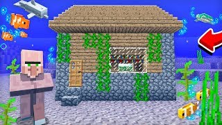 Я НАШЁЛ СЕКРЕТНЫЙ ДОМ ЖИТЕЛЯ ПОД ВОДОЙ В МАЙНКРАФТ 100% ТРОЛЛИНГ ЛОВУШКА MINECRAFT ПОДВОДНЫЙ ДОМ