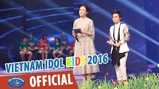 VIETNAM IDOL KIDS - THẦN TƯỢNG ÂM NHẠC NHÍ 2016 - TOP 6 NỮ - CON SẼ SỐNG VÌ MẸ - THẢO VY