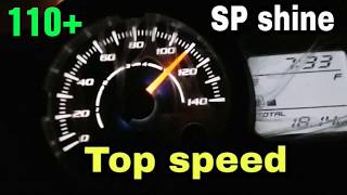 Top speed of sp shine | Sp shine ki top speed | Top speed of honda cb shine sp 125 | Top speed