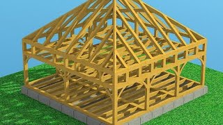 Как построить каркасный дом из бруса