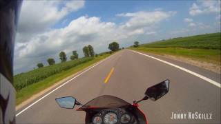 Ninja 250r - Zero to Top Speed + WOT