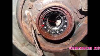 Honda CR-V 2 Замена ступичного подшипника без пресса. Honda CR-V Wheel Hub Bearing Replacement