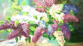 Рисуем сирень маслом мастер класс. Уроки живописи маслом спб
