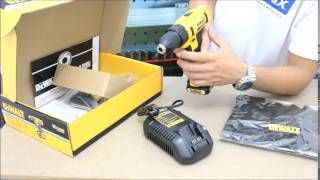 Conhecendo a Parafusadeira Furadeira 12v com 2 Baterias Lithium Dewalt DCD710S2