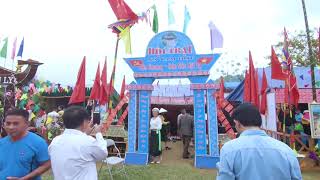 Cổng trại đẹp lễ hội đền Chọong 2019