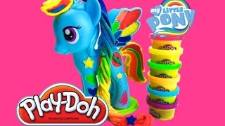 Лепим из пластилина Плей до Радугу Дэш Play Doh Rainbow Dash My Little Pony Мой Маленький Пони