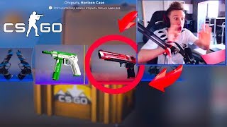 ВЫБИЛ STATTRAK DESERT EAGLE - CODE RED ЗА 25.000 РУБЛЕЙ НА СТРИМЕ С НОВОГО КЕЙСА ! - HORIZON CASE