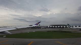 On board Thai Airways TG409 [Airbus A350-900] departing Bangkok Thailand [BKK]