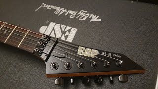 ESP M-II Deluxe Bolt-On EMG 81-SA Floyd Rose Guitar Up Close Video Review at Essex Recording Studios