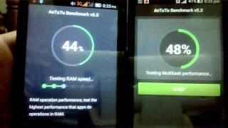 36) Asus zenfone 4 vs lenovo a319 (intel atom vs mediatek)-antutu