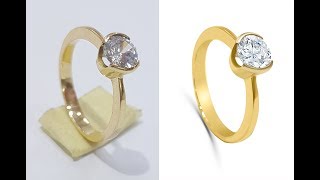 Photoshop Tutorial & Best Hi-End Jewelry retouching tutorial.