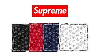 NEW! Supreme FW17 SH*T Bandana Unboxing & Review? ? ?
