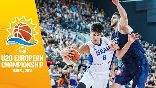 France v Israel - Full Game - FIBA U20 European Championship 2019