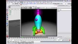 Создание и Анимация Ракеты в Autodesk Maya Часть 2