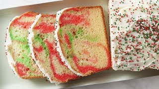 Holiday Swirl Loaf Cake