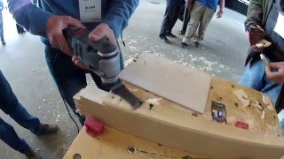 Мультитул перепиливает черные саморезы. Bosch GOP 55-36 + пилка Bosch Carbide AIZ 32 AT Metal.