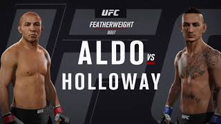 EA SPORTS™ UFC® 2 вот так должен пройти третии бой Альдо Холловей
