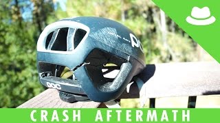 My Helmet After The Crash